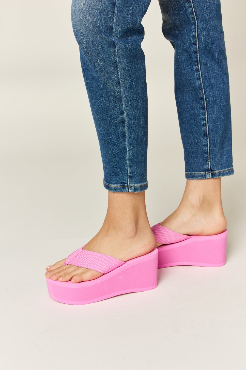 DIVA Open Toe Platform Wedge Sandals