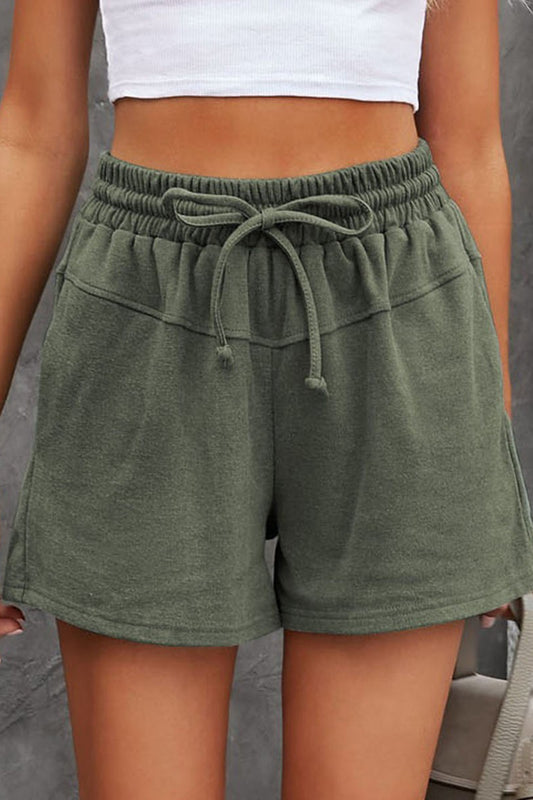 Full Size Drawstring Shorts with Pockets