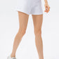 Ruched Faux Layered Yoga Shorts