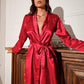 Belted Long Sleeve Robe