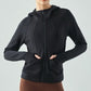 Zip Up Hooded Active Outerwear