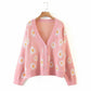 Daisy Days Knitted Cardigan Sweater