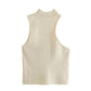 Sore Asymmetrical Fitted Knit Tank