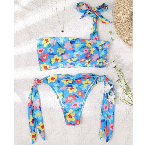Spring Day Floral Bikini Set