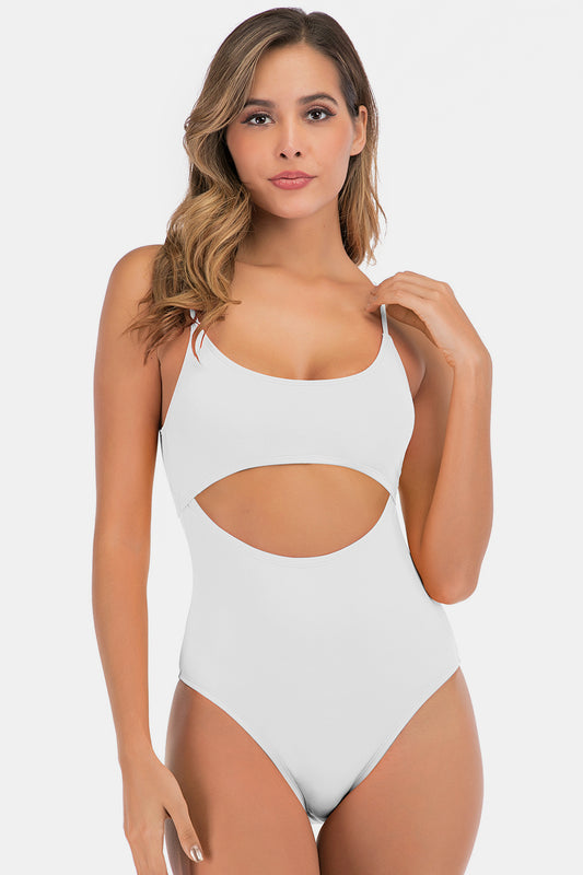 Madelina Cutout Adjustable Strap One-Piece Swimsuit