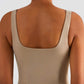 Square Neck Cropped Sports Tank