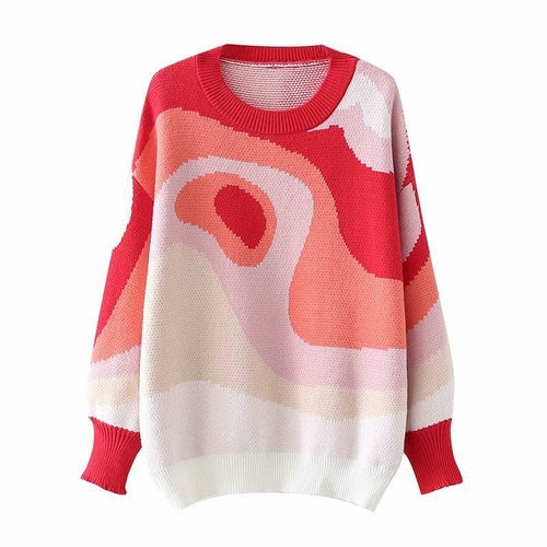 Bliss Abstract Sweater